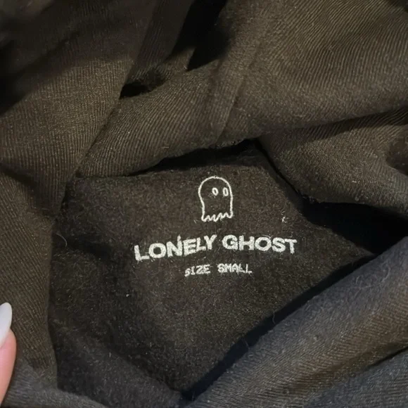 Lonely Ghost hoodie - Picture 2 of 2